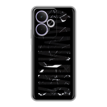 Силиконовый чехол на Realme 14T 5G с принтом ФАМИЛИЯ