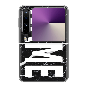 Пластиковый чехол на HUAWEI Pura X с принтом NAME