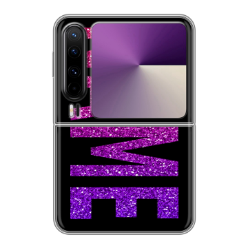 Пластиковый чехол на HUAWEI Pura X с принтом NAME