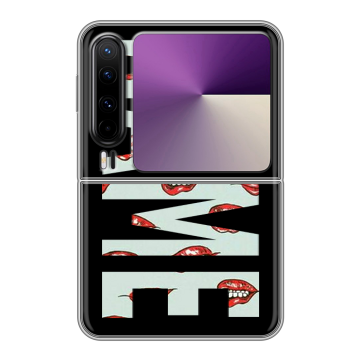 Пластиковый чехол на HUAWEI Pura X с принтом NAME