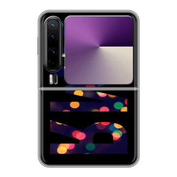 Пластиковый чехол на HUAWEI Pura X с принтом ИМЯ