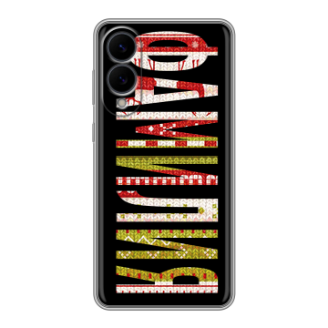 Силиконовый чехол на Samsung Galaxy S25 Edge с принтом ФАМИЛИЯ