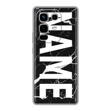 Силиконовый чехол на Infinix Note 50 4G с принтом NAME