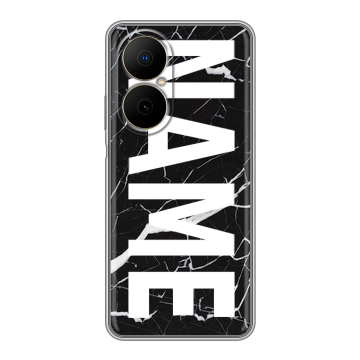 Силиконовый чехол на Huawei Nova Y73 с принтом NAME