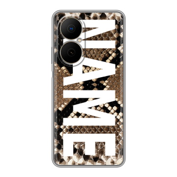 Силиконовый чехол на Huawei Nova Y73 с принтом NAME