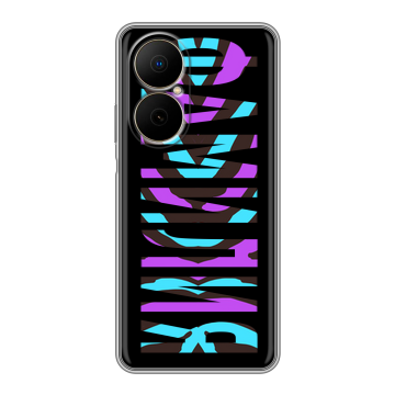 Силиконовый чехол на Huawei Nova Y73 с принтом ФАМИЛИЯ