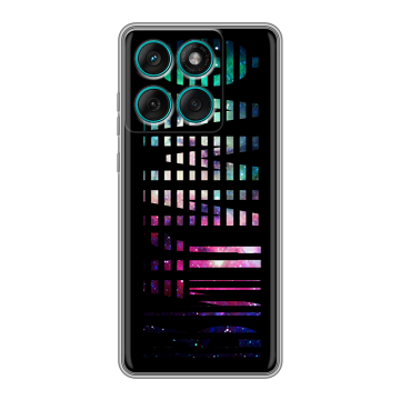 Силиконовый чехол на Motorola Edge 60 Fusion с принтом ФАМИЛИЯ