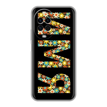 Силиконовый чехол на Huawei Nova 14 с принтом ИМЯ