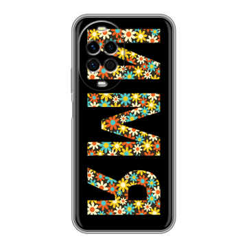 Силиконовый чехол на Huawei Nova 14 Pro с принтом ИМЯ