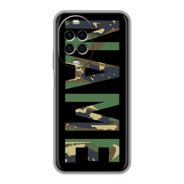 Силиконовый чехол на Huawei Nova 14 Pro с принтом NAME