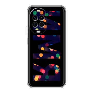Силиконовый чехол на Huawei Nova 14 Pro с принтом ИМЯ