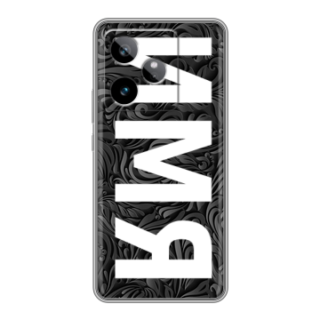 Силиконовый чехол на Realme GT 7T с принтом ИМЯ