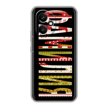 Силиконовый чехол на Honor 400 с принтом ФАМИЛИЯ