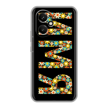 Силиконовый чехол на Honor 400 с принтом ИМЯ