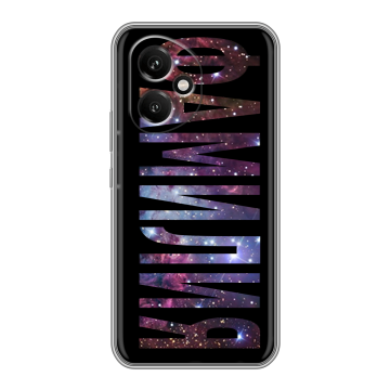 Силиконовый чехол на Honor 400 с принтом ФАМИЛИЯ