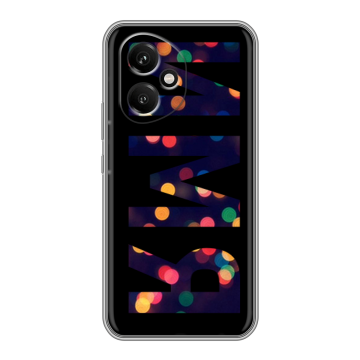 Силиконовый чехол на Honor 400 с принтом ИМЯ