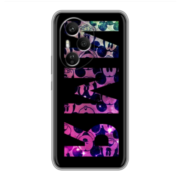 Силиконовый чехол на Honor 400 Pro с принтом ИМЯ