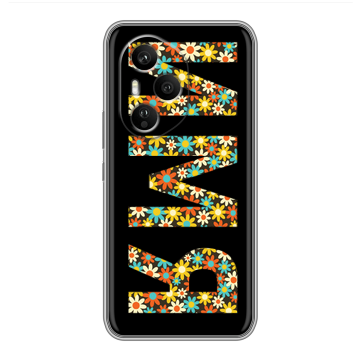 Силиконовый чехол на Honor 400 Pro с принтом ИМЯ