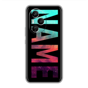 Силиконовый чехол на Honor 400 Pro с принтом NAME