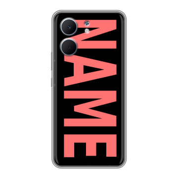 Силиконовый чехол на OPPO A5x с принтом NAME