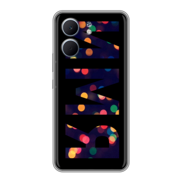 Силиконовый чехол на OPPO A5x с принтом ИМЯ