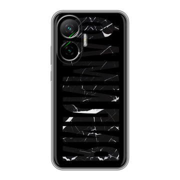Силиконовый чехол на Poco F7 с принтом ФАМИЛИЯ