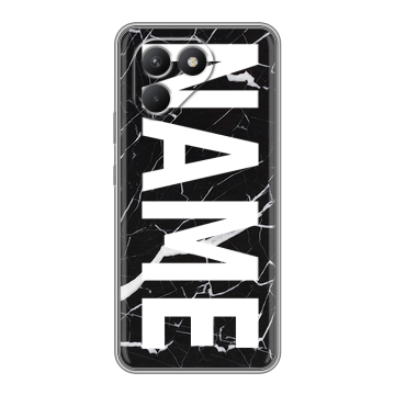 Силиконовый чехол на Tecno Pova 7 Neo с принтом NAME