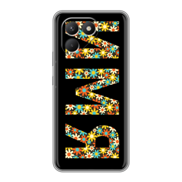 Силиконовый чехол на Tecno Pova 7 Neo с принтом ИМЯ