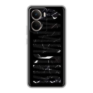Силиконовый чехол на Realme P3 с принтом ФАМИЛИЯ