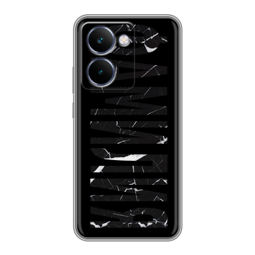 Силиконовый чехол на Realme P3 Ultra с принтом ФАМИЛИЯ