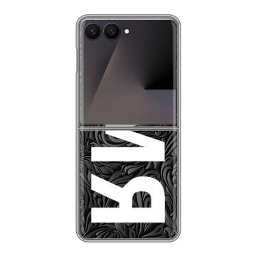 Пластиковый чехол на Samsung Galaxy Z Flip 7 с принтом ИМЯ