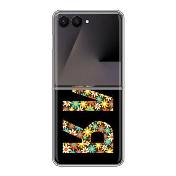 Пластиковый чехол на Samsung Galaxy Z Flip 7 с принтом ИМЯ