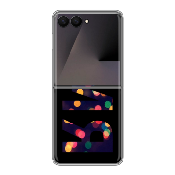 Пластиковый чехол на Samsung Galaxy Z Flip 7 с принтом ИМЯ