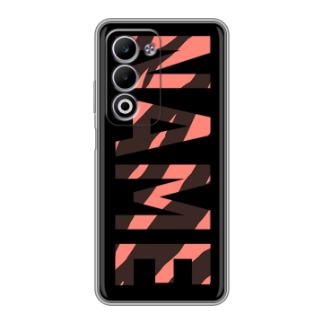 Силиконовый чехол на OPPO A5 4G с принтом NAME