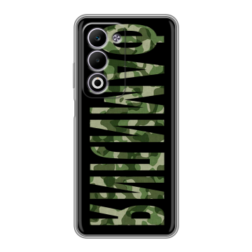Силиконовый чехол на OPPO A5 4G с принтом ФАМИЛИЯ
