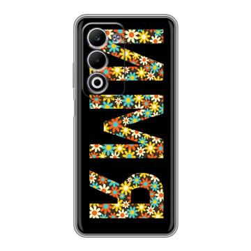 Силиконовый чехол на OPPO A5 4G с принтом ИМЯ