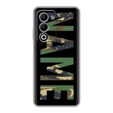 Силиконовый чехол на OPPO A5 4G с принтом NAME