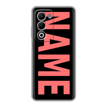 Силиконовый чехол на OPPO A5 4G с принтом NAME