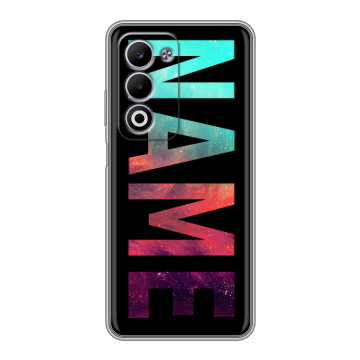 Силиконовый чехол на OPPO A5 4G с принтом NAME