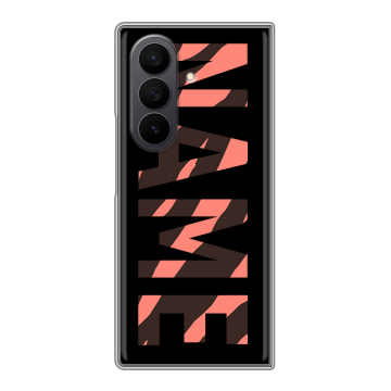 Пластиковый чехол на Samsung Galaxy Z Fold 7 с принтом NAME