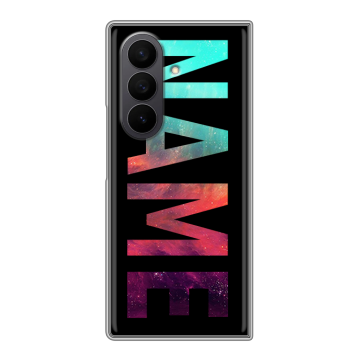 Пластиковый чехол на Samsung Galaxy Z Fold 7 с принтом NAME