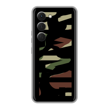 Силиконовый чехол на Tecno Spark 40 Pro с принтом NAME