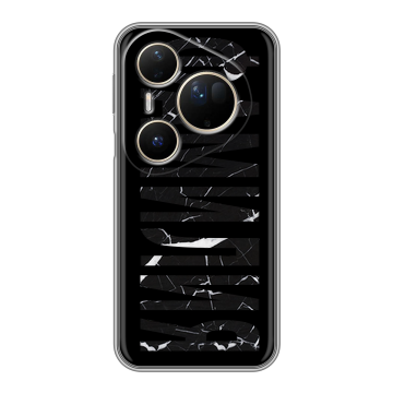 Силиконовый чехол на Huawei Pura 80 Ultra с принтом ФАМИЛИЯ