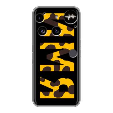Силиконовый чехол на Nothing Phone (3) с принтом ИМЯ