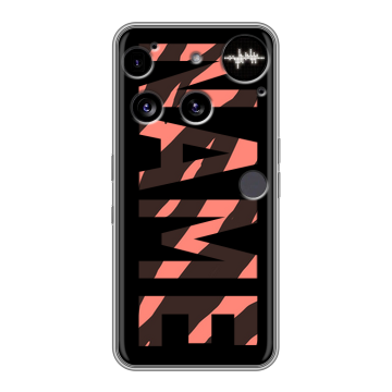 Силиконовый чехол на Nothing Phone (3) с принтом NAME