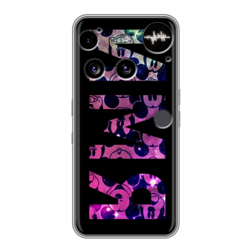 Силиконовый чехол на Nothing Phone (3) с принтом ИМЯ