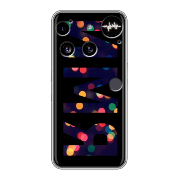 Силиконовый чехол на Nothing Phone (3) с принтом ИМЯ