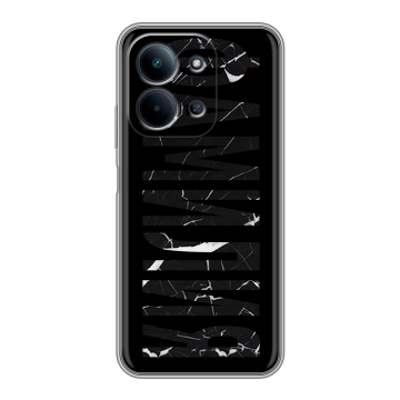 Силиконовый чехол на Redmi 15C с принтом ФАМИЛИЯ