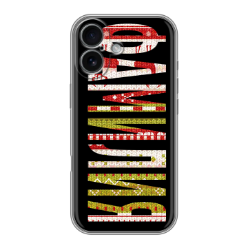 Силиконовый чехол на Iphone 17 с принтом ФАМИЛИЯ