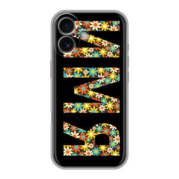 Силиконовый чехол на Iphone 17 с принтом ИМЯ